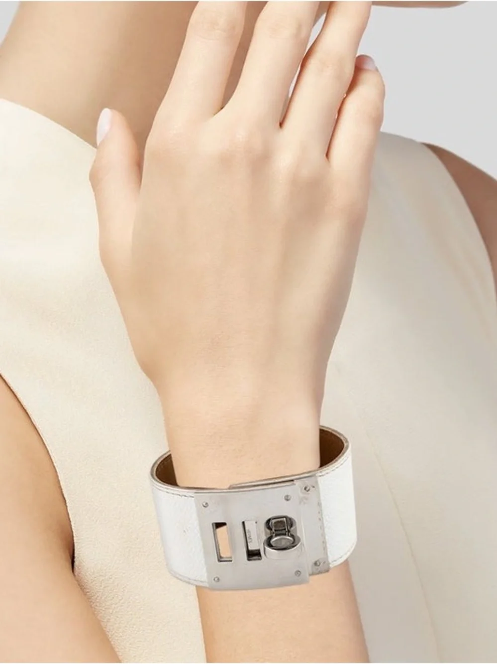 EGA HERMES Kelly Dog Swift Leather Bracelet